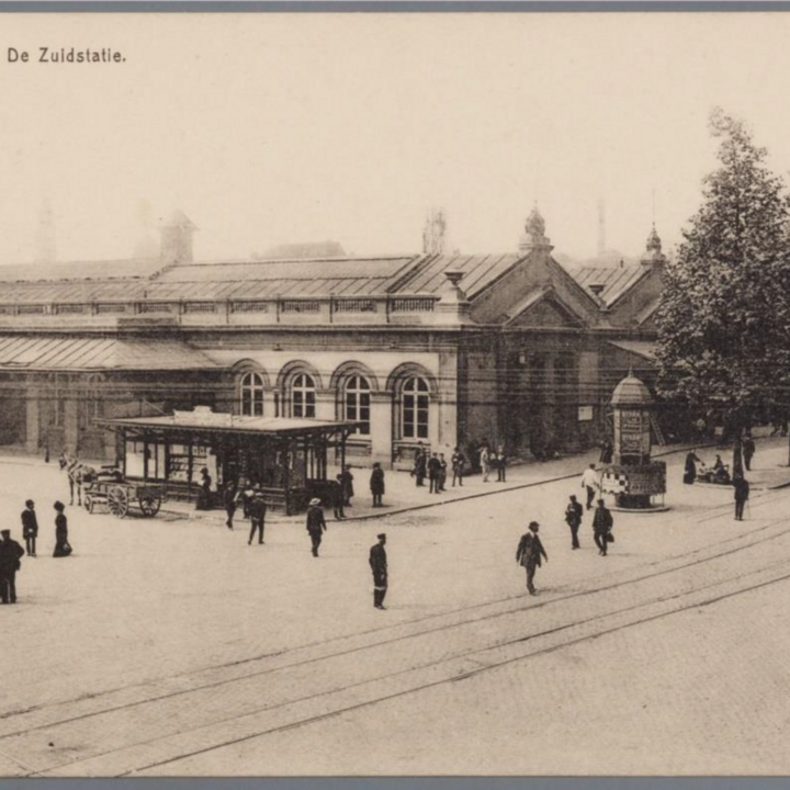 Postkaart Zuidstation Gent