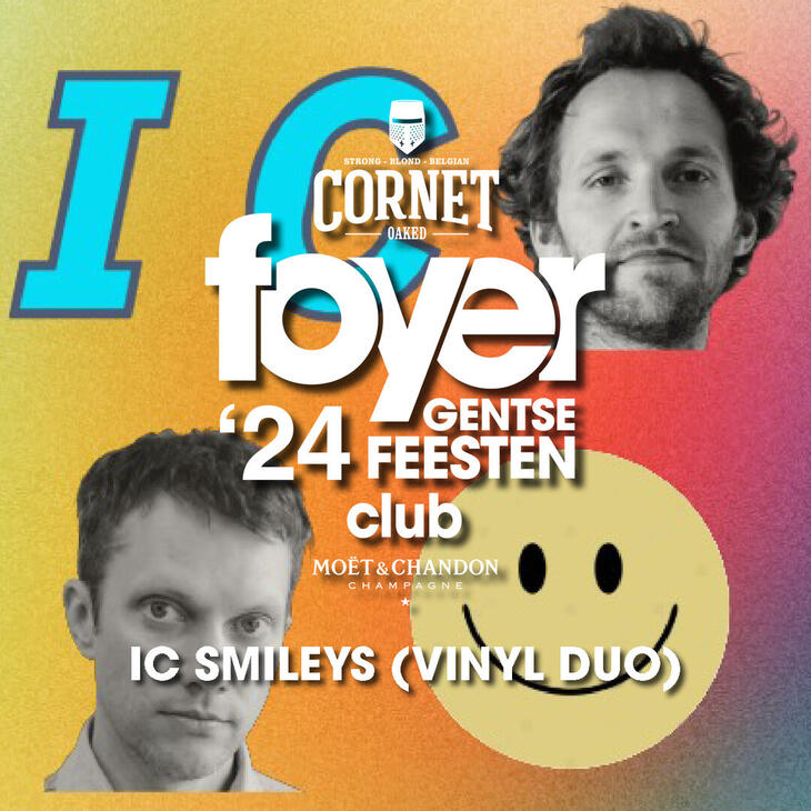 Club Foyer op 27 juli: DJ's IC Smileys (vinyl duo)